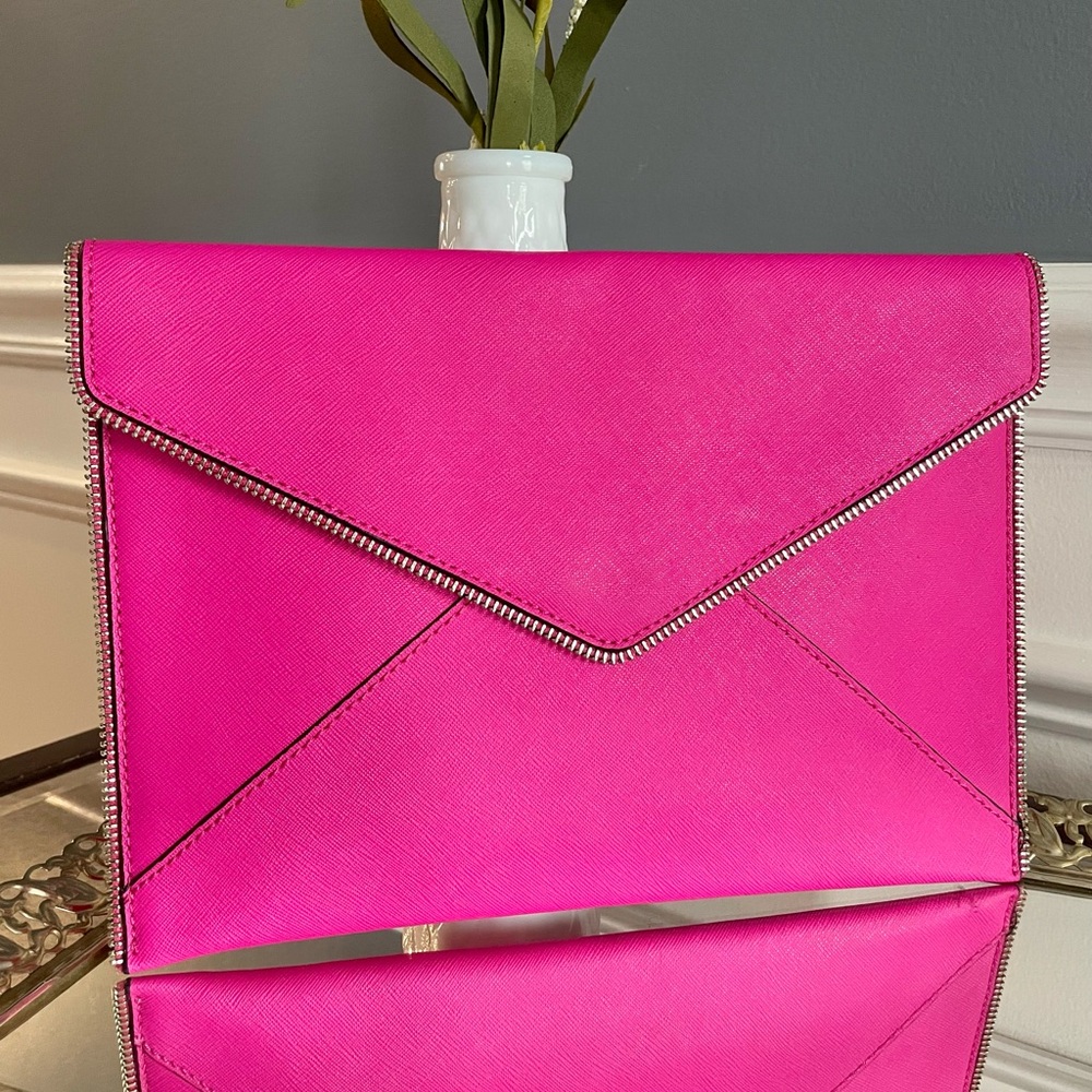 Rebecca Minkoff Fuchsia Envelope Clutch